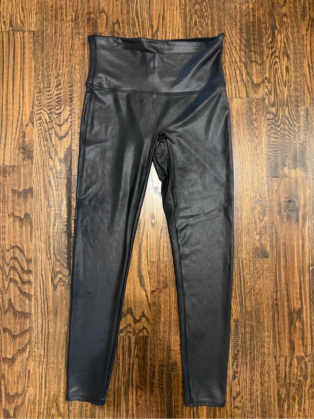 SPANX Faux Leather Leggings Black Size XL
